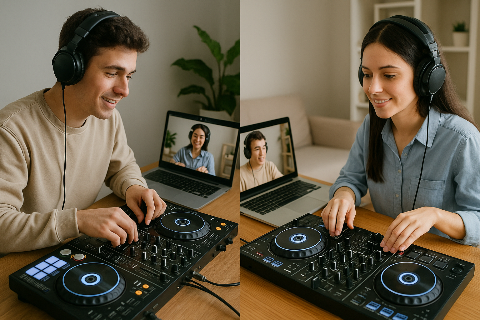 Aula de DJ online ao vivo