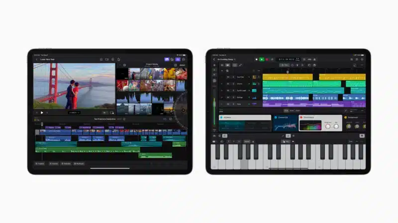 Logic Pro e do Final Cut Pro para iPad,